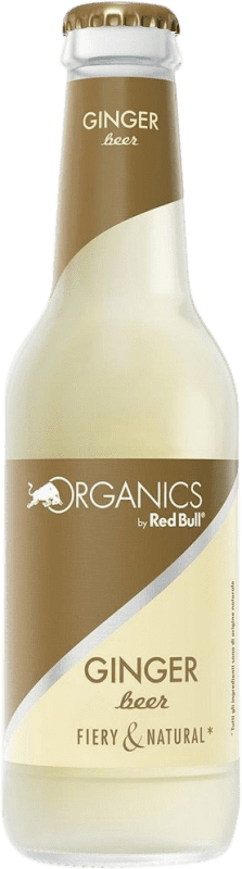 37,95 € Envío gratis | Caja de 24 unidades Refrescos Red Bull Energy Drink Ginger Beer Austria Botellín 25 cl Vidrio