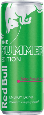 25,95 € Envio grátis | Caixa de 12 unidades Refrescos e Mixers Red Bull Energy Drink Fruta del Dragon Áustria Lata 25 cl