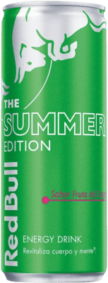 26,95 € Envío gratis | Caja de 12 unidades Refrescos Red Bull Energy Drink Fruta del Dragon Austria Lata 25 cl
