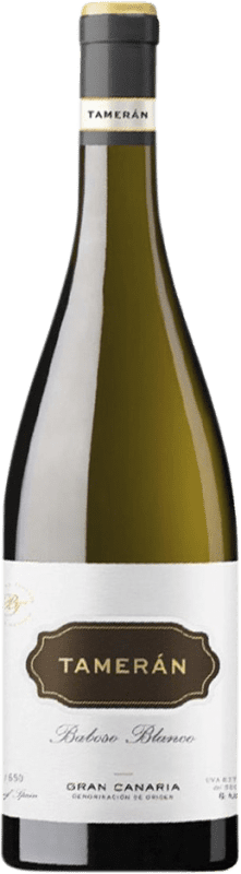 45,95 € Envio grátis | Vinho branco Tamerán Baboso Blanco D.O. Gran Canaria Ilhas Canárias Espanha Garrafa 75 cl
