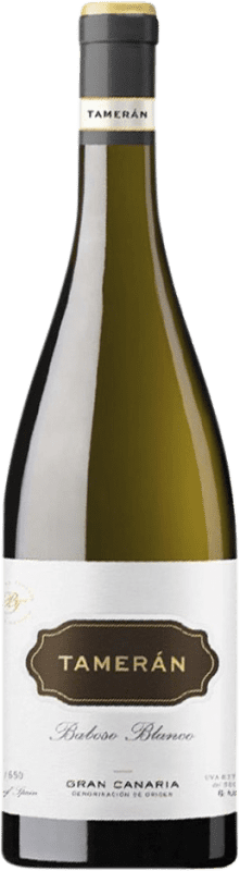 45,95 € Free Shipping | White wine Tamerán Baboso Blanco D.O. Gran Canaria Canary Islands Spain Bottle 75 cl