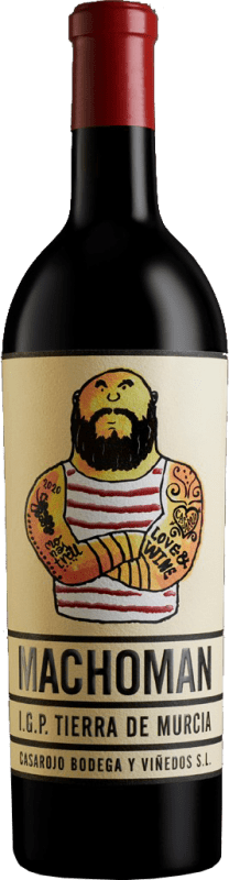 128,95 € Kostenloser Versand | Rotwein Casa Rojo Macho Man D.O. Jumilla Region von Murcia Spanien Monastrell Doppelmagnum Jeroboam-Flasche 3 L