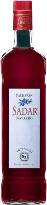13,95 € Free Shipping | Pacharán Sadar Navarro Spain Bottle 1 L
