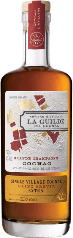 166,95 € Envio grátis | Cognac Conhaque La Guilde Saint Preuil A.O.C. Cognac França Garrafa 70 cl