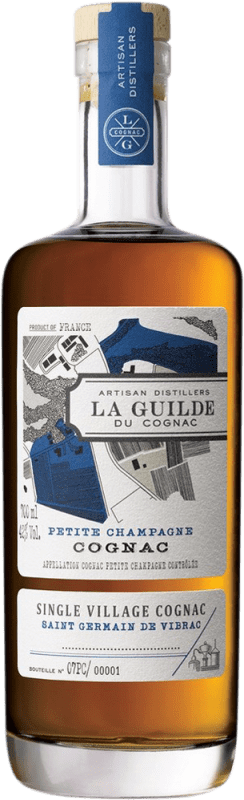 133,95 € Envio grátis | Conhaque Cognac La Guilde Saint Germain de Vibrac A.O.C. Cognac França Garrafa 70 cl