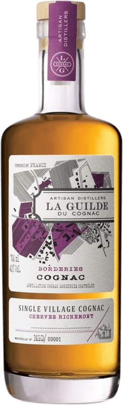 106,95 € Envio grátis | Conhaque Cognac La Guilde Chevres Richemont A.O.C. Cognac França Garrafa 70 cl