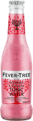 62,95 € 免费送货 | 盒装24个 饮料和搅拌机 Fever-Tree Raspberry and Rhubarb Tonic Water 英国 小瓶 20 cl
