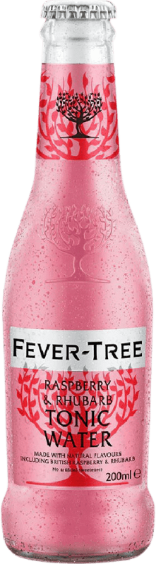 55,95 € Free Shipping | 24 units box Soft Drinks Fever-Tree United Kingdom Small Bottle 20 cl Raspberry, Tonic Water, Rhubarb