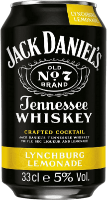 46,95 € Free Shipping | 12 units box Soft Drinks & Mixers Jack Daniel's Lynchburg Lemonade United States Can 33 cl