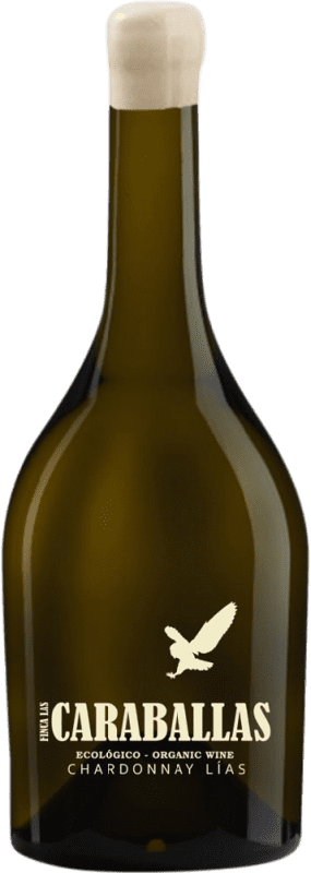 26,95 € Бесплатная доставка | Белое вино Finca Las Caraballas Sobre Lías I.G.P. Vino de la Tierra de Castilla y León Кастилия-Леон Испания Chardonnay — Шардоне Бутылка 75 cl