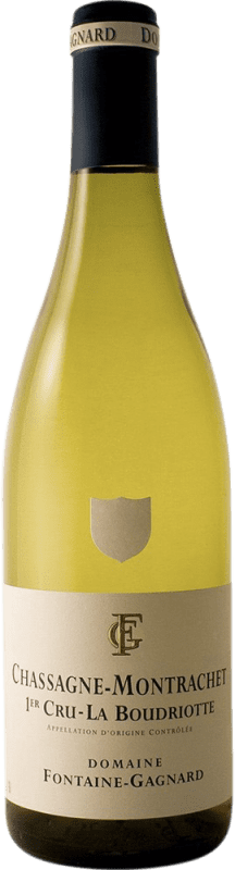 113,95 € Бесплатная доставка | Белое вино Fontaine-Gagnard 1er Cru Boudriotte A.O.C. Chassagne-Montrachet Бургундия Франция Chardonnay бутылка 75 cl