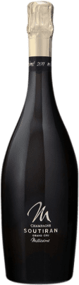 92,95 € Spedizione Gratuita | Spumante bianco Soutiran Millésimé Grand Cru A.O.C. Champagne champagne Francia Pinot Nero, Chardonnay Bottiglia 75 cl