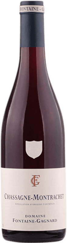 79,95 € Envío gratis | Vino tinto Fontaine-Gagnard Village A.O.C. Chassagne-Montrachet Borgoña Francia Pinot Negro Botella 75 cl
