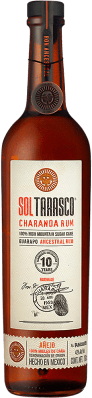 57,95 € 免费送货 | 朗姆酒 Sol Tarasco Charanda 墨西哥 10 岁 瓶子 70 cl