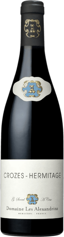 31,95 € Spedizione Gratuita | Vino rosso Les Alexandrins A.O.C. Crozes-Hermitage Borgogna Francia Syrah Bottiglia 75 cl