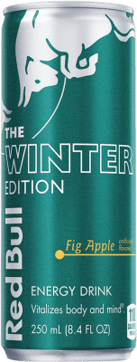 Getränke und Mixer 12 Einheiten Box Red Bull Energy Drink Winter Edition Apple Fig 25 cl