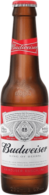 39,95 € Free Shipping | 24 units box Beer Budweiser United States Small Bottle 25 cl