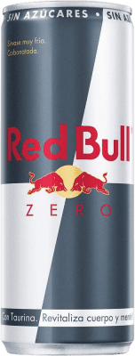 55,95 € Envío gratis | Caja de 24 unidades Refrescos Red Bull Energy Drink Zero Austria Lata 25 cl