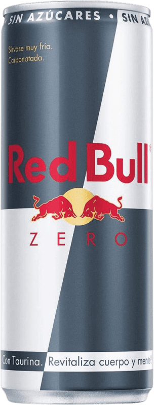 55,95 € Kostenloser Versand | 24 Einheiten Box Softdrinks Red Bull Energy Drink Zero Österreich Dose 25 cl