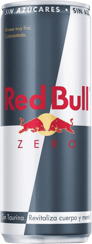 57,95 € Free Shipping | 24 units box Soft Drinks & Mixers Red Bull Energy Drink Zero Austria Can 25 cl