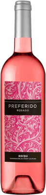 5,95 € 免费送货 | 玫瑰酒 Viña Herminia Preferido Rosado D.O.Ca. Rioja 拉里奥哈 西班牙 Tempranillo, Grenache 瓶子 75 cl