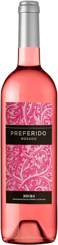 5,95 € Envio grátis | Vinho Rosé Viña Herminia Preferido D.O.Ca. Rioja La Rioja Espanha Tempranillo, Garnacha — Grenache Garrafa 75 cl