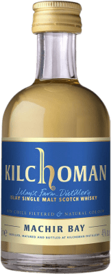 19,95 € Envío gratis | Whisky Single Malt Kilchoman Machir Bay Escocia Reino Unido Botellín Miniatura 5 cl