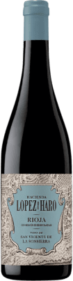 9,95 € Envío gratis | Vino Tinto Hacienda López de Haro San Vicente de la Sonsierra D.O.Ca. Rioja La Rioja España Tempranillo, Mazuelo 75 cl