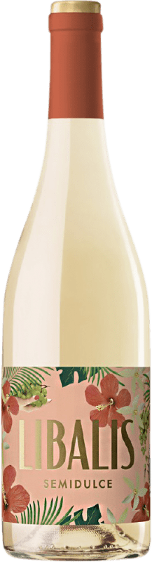 6,95 € Envío gratis | Vino blanco Vintae Libalis Semi-Seco Semi-Dulce D.O.Ca. Rioja La Rioja España Viura, Malvasía, Moscatel Botella 75 cl