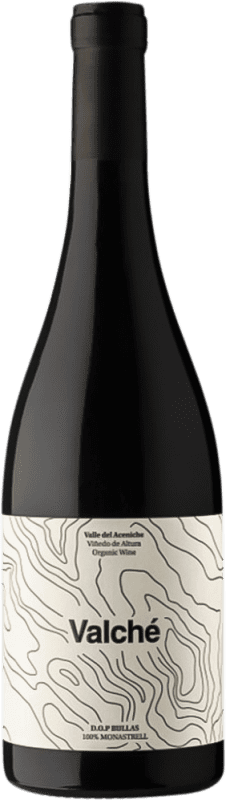 29,95 € 免费送货 | 红酒 Monastrell Valche D.O. Bullas 穆尔西亚地区 西班牙 Monastrell 瓶子 75 cl