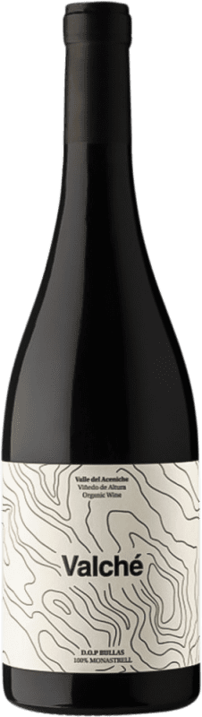 31,95 € Free Shipping | Red wine Monastrell Valche D.O. Bullas Region of Murcia Spain Monastrell Bottle 75 cl