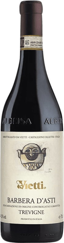22,95 € Free Shipping | Red wine Vietti Tre Vigne D.O.C. Barbera d'Asti Piemonte Italy Barbera Bottle 75 cl