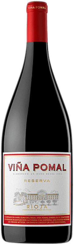 19,95 € Бесплатная доставка | Красное вино Bodegas Bilbaínas Viña Pomal Резерв D.O.Ca. Rioja Ла-Риоха Испания бутылка 75 cl