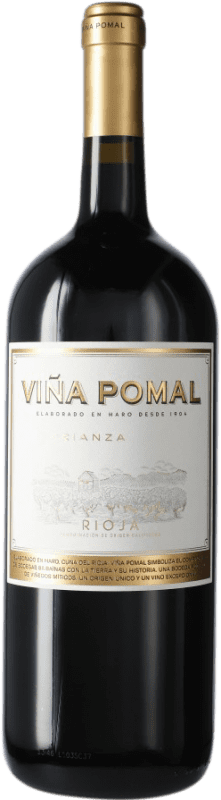 24,95 € Free Shipping | Red Wine Bodegas Bilbaínas Viña Pomal Crianza — Aged D.O.Ca. Rioja The Rioja Spain Magnum Bottle 1,5 L