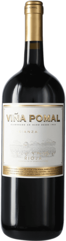 24,95 € Kostenloser Versand | Rotwein Bodegas Bilbaínas Viña Pomal Alterung D.O.Ca. Rioja La Rioja Spanien Magnum-Flasche 1,5 L