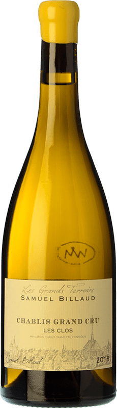 146,95 € Envío gratis | Vino blanco Samuel Billaud Les Clos A.O.C. Chablis Grand Cru Borgoña Francia Chardonnay Botella 75 cl