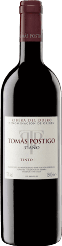 79,95 € Kostenloser Versand | Rotwein Tomás Postigo 3er Año D.O. Ribera del Duero Kastilien und León Spanien Magnum-Flasche 1,5 L