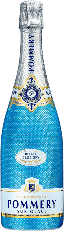 55,95 € Envoi gratuit | Vin Mousseux Blanc Pommery Sky Brut Blue — Édition Bleue, Royal A.O.C. Champagne Champagne France 75 cl