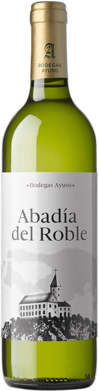 4,95 € Envio grátis | Vinho Branco Ayuso Abadía del Roble D.O. La Mancha Castela-Mancha Espanha Garrafa 75 cl