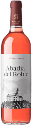 5,95 € Envio grátis | Vinho rosé Ayuso Abadía del Roble Rosado D.O. La Mancha Castela-Mancha Espanha Garrafa 75 cl