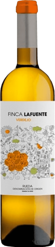 5,95 € Envío gratis | Vino blanco La Fuente D.O. Rueda Castilla y León España Verdejo Botella 75 cl