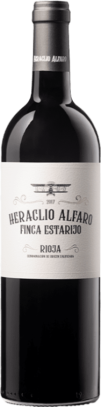 16,95 € Envio grátis | Vinho Tinto Heraclio Alfaro Estarijo D.O.Ca. Rioja La Rioja Espanha Tempranillo, Garnacha — Grenache, Graciano, Mazuelo 75 cl