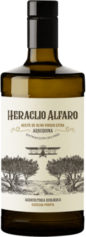 10,95 € Kostenloser Versand | Olivenöl Heraclio Alfaro Virgen Extra Spanien Medium Flasche 50 cl