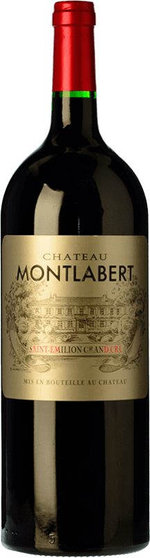 49,95 € Spedizione Gratuita | Vino rosso Château Montlabert A.O.C. Saint-Émilion Grand Cru bordò Francia Merlot, Cabernet Franc Bottiglia Magnum 1,5 L