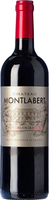 47,95 € Envoi gratuit | Vin Rouge Château Montlabert Grand Cru A.O.C. Saint-Émilion Bordeaux France Merlot, Cabernet Franc Bouteille 75 cl