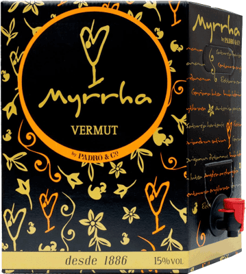 104,95 € 免费送货 | 苦艾酒 Padró Myrrha Rojo 加泰罗尼亚 西班牙 Bag in Box 15 L