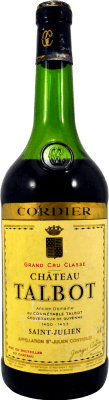 Château Talbot Georges Cordier 1975 1,5 L Sammlerstück Nicht zum Verzehr Geeignet