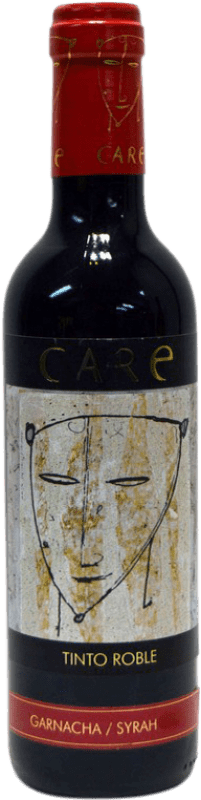 8,95 € 送料無料 | 赤ワイン Care オーク D.O. Cariñena アラゴン スペイン Tempranillo — テンプラニーリョ, Syrah — シラー ハーフボトル 37 cl コレクターズアイテム 飲食不可