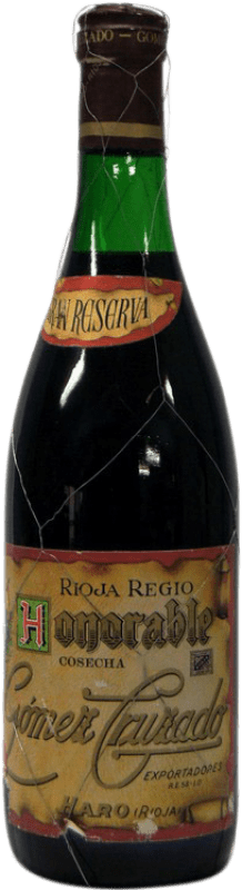 86,95 € Envoi gratuit | Vin Rouge Gómez Cruzado Honorable Regio 1964 D.O.Ca. Rioja La Rioja Espagne Bouteille 75 cl Objet de Collection Non Destinée à la Consommation