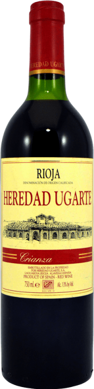 12,95 € Бесплатная доставка | Красное вино Heredad de Ugarte Crianza — Крианса D.O.Ca. Rioja Ла-Риоха Испания Бутылка 75 cl Коллекционный экземпляр Не предназначен для употребления